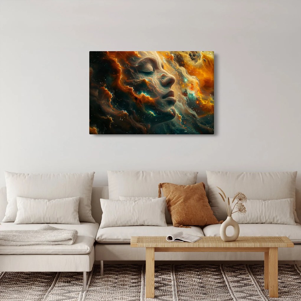 Kép - Arc az űrben (90x60 cm)