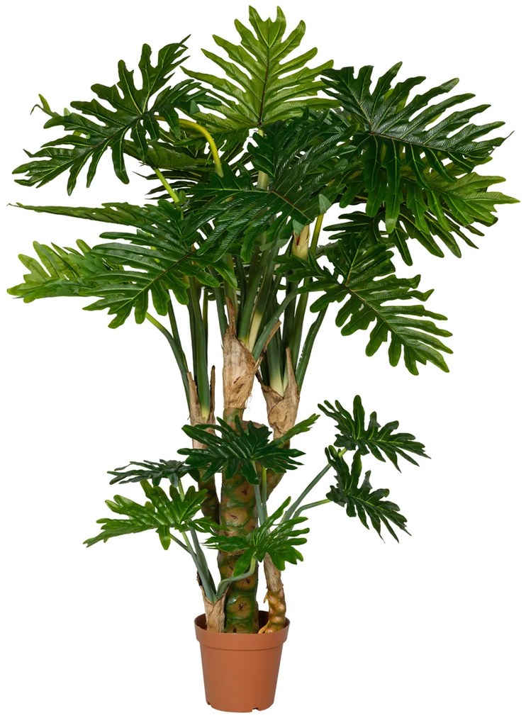 Pottery Pots Valósághű mesterséges Philodendron növény - Fazekas edények