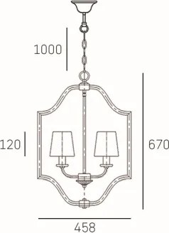Cosmolight glamour klasszikus csillár new york fekete arany cosp04667au-bk