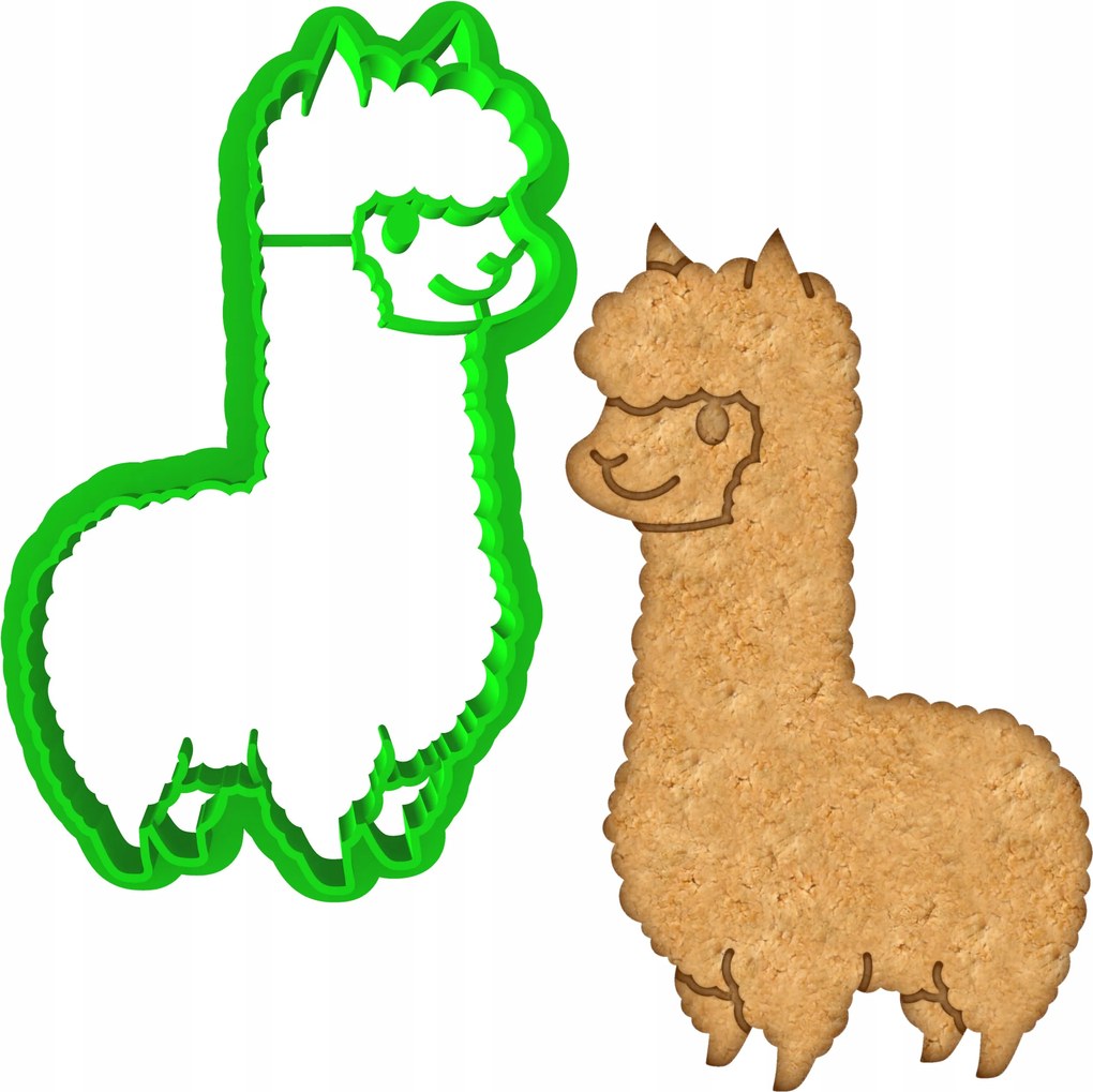 Húsvéti Mézeskalács Forma Húsvétra Alpaka Lama 8cm