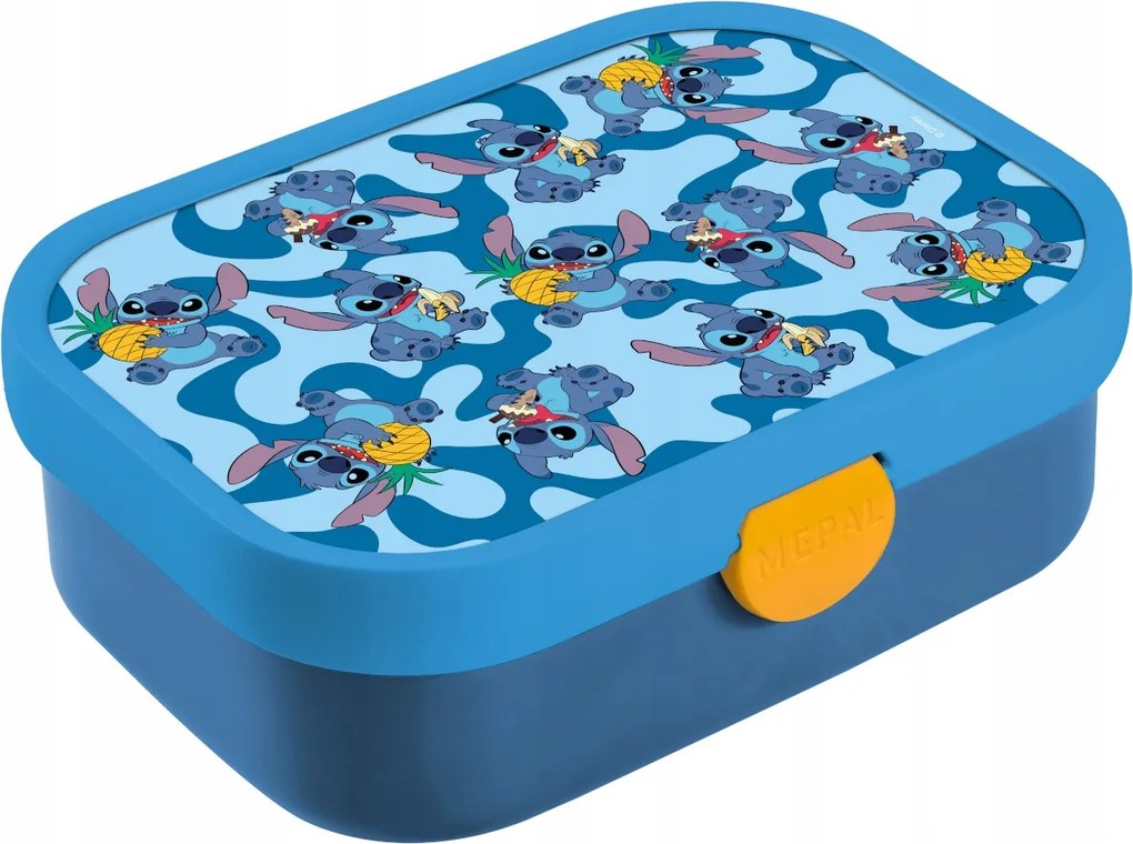 Uzsonnás doboz Stitch Campus tárolóvillával az iskolába Mepal