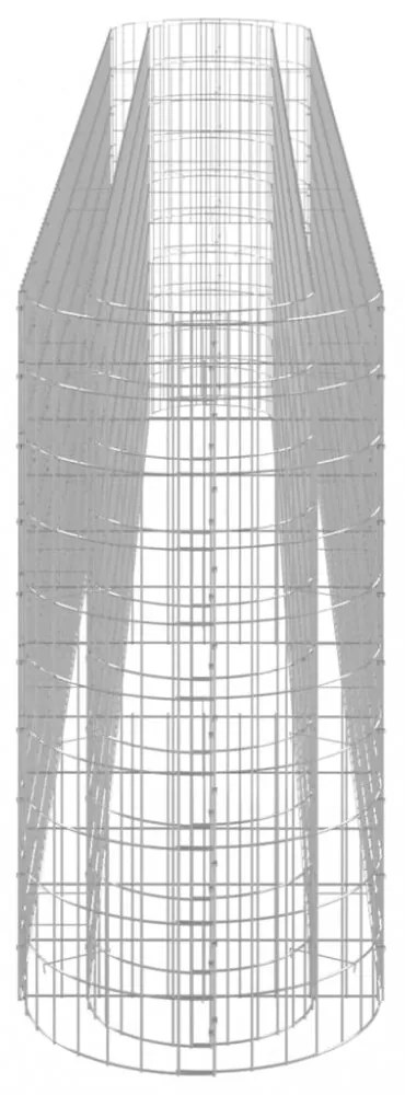 horganyzott vas gabion magaságyás 400x50x100 cm