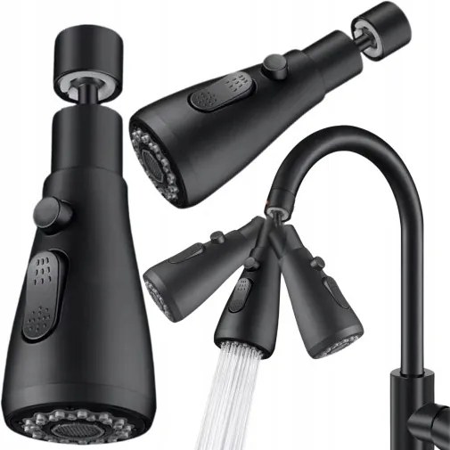 Zuhanyfej konyhai csapteleppel