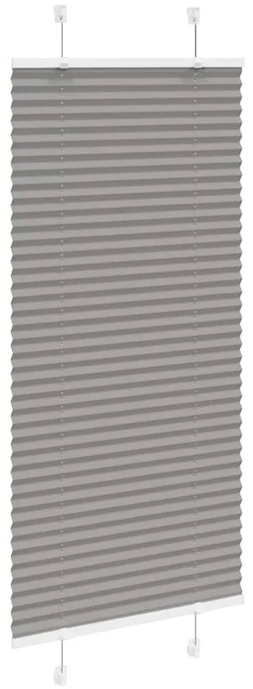 pliszírozott redőny antracit 65x100 cm szövetszélesség 64,4 cm