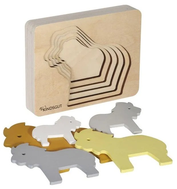 Lion fa gyerek puzzle - Kindsgut