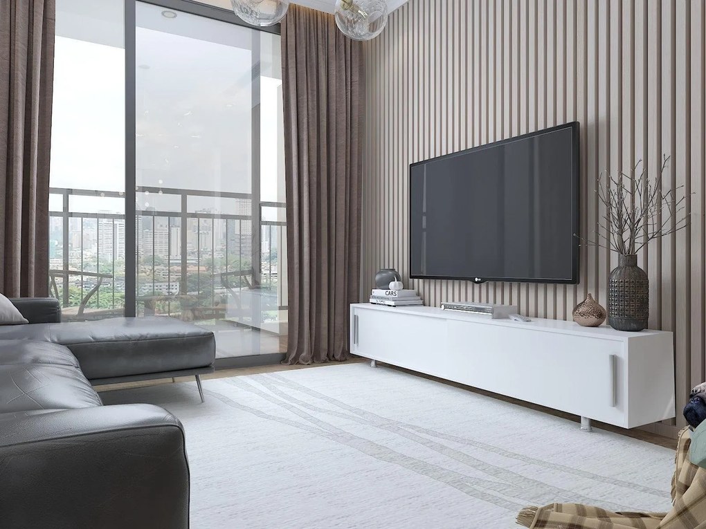 TV szekrény Nehi - White, White