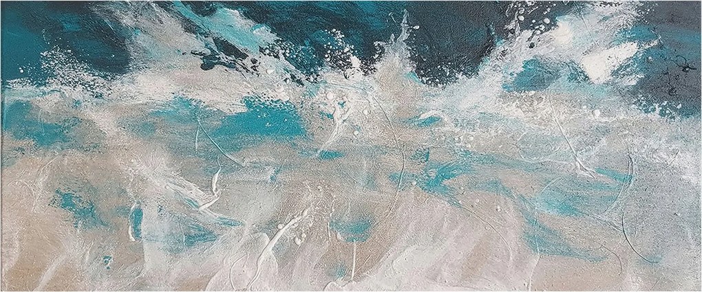 Design fotótapéta Flizelin falra Óceán hullámok 250x104 Ragasztó