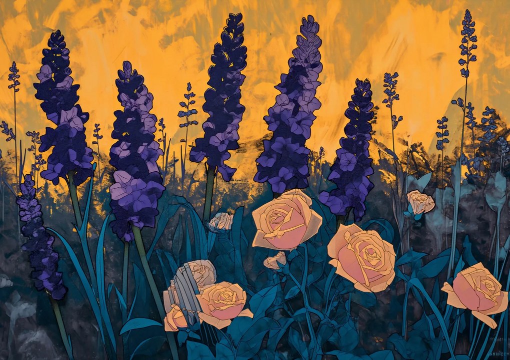 Poszter 84,1x59,4cm Aranykert