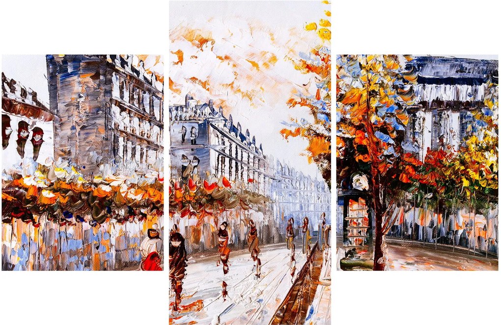 Kép - Városi élet (90x60 cm)