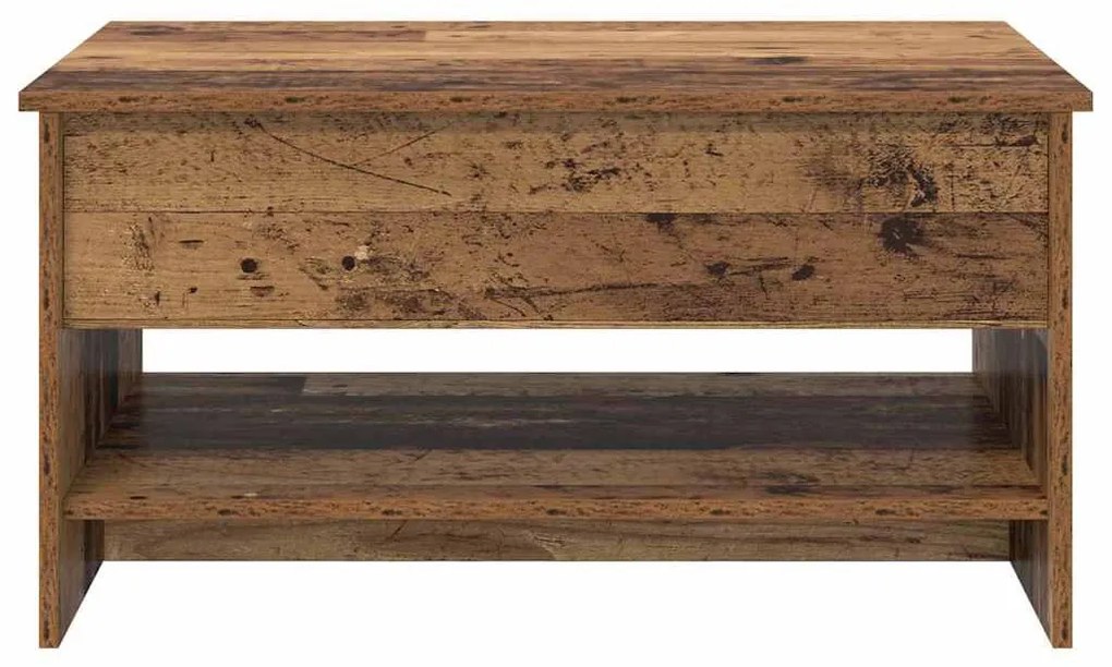Dohányzóasztal Régi fa 80 x 50.5 x 41.5 cm Faanyag