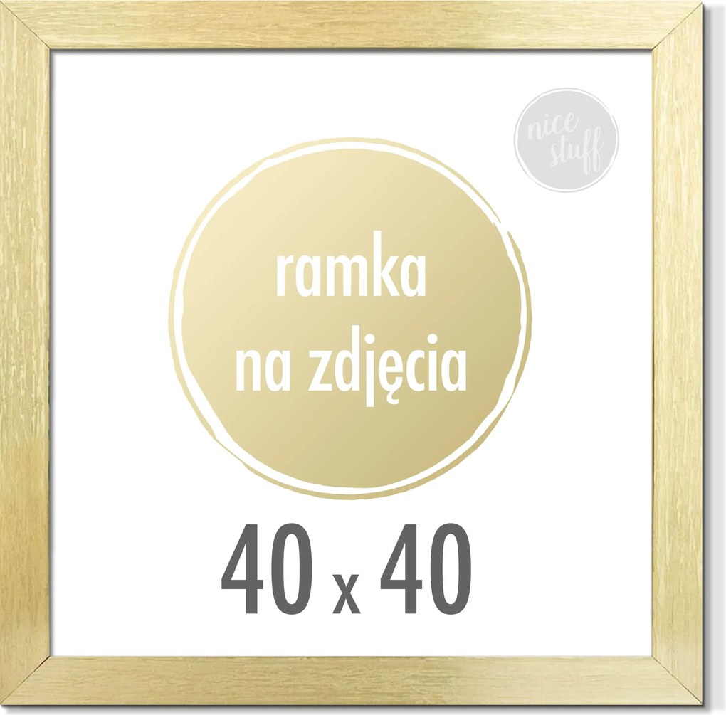Képkeret 40x40 arany képkeret