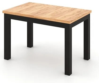 DOO bővíthető étkezőasztal, artisan tölgy/fekete
