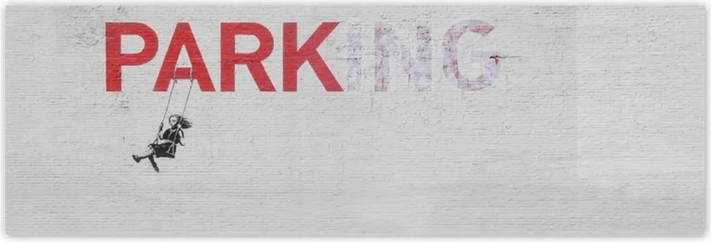 Fotótapéták 200x66 Banksy Parkoló