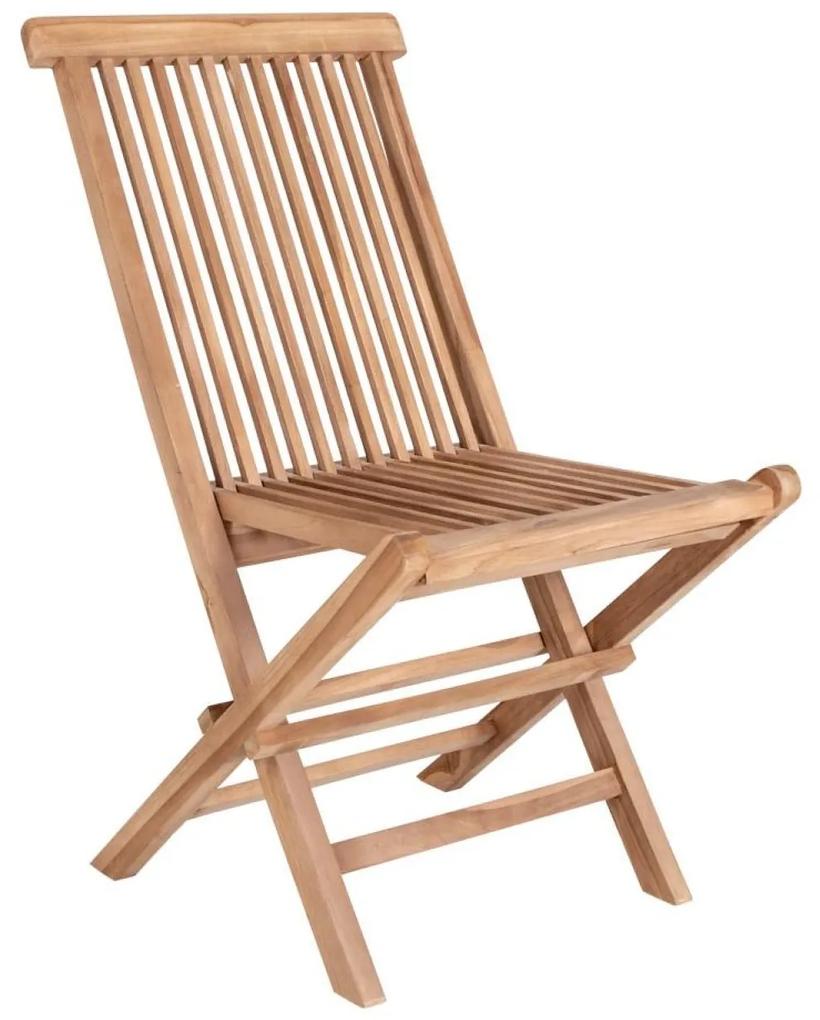 TOLEDO barna tikfa kültéri szék