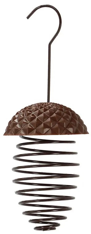 Makk alakú madáretető spirál, faggyúgolyónak, 23 cm