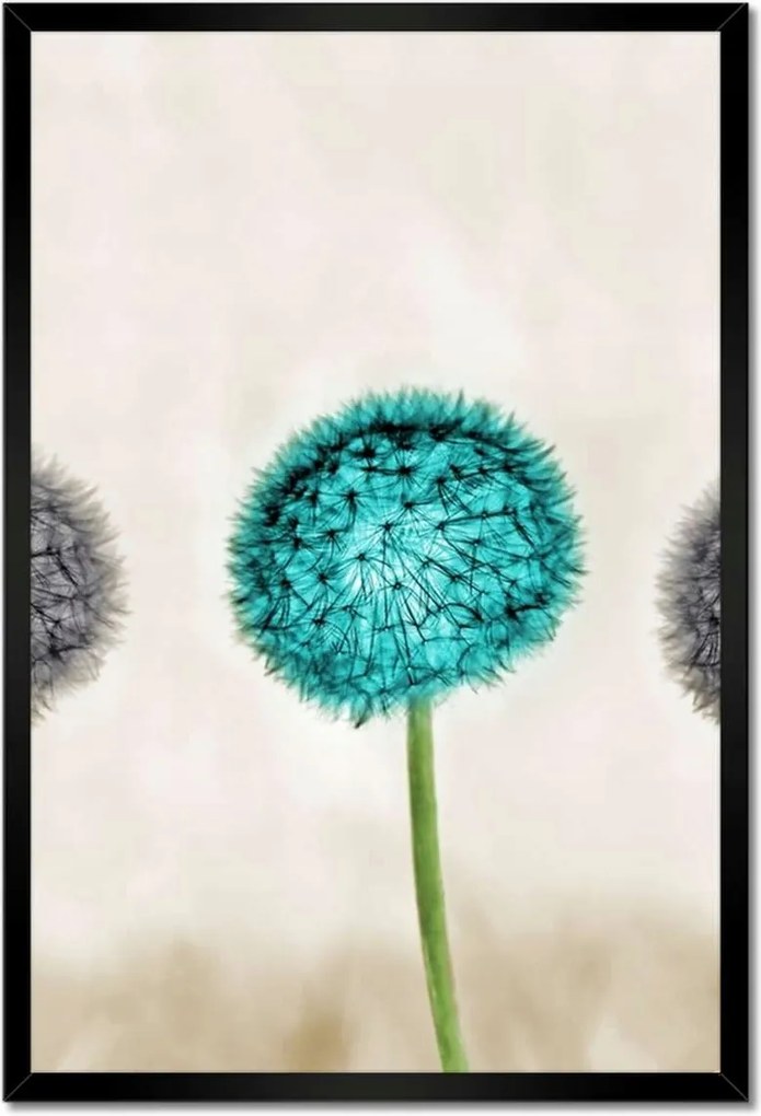 Poszterek keretben 40x60 Kék pitypang