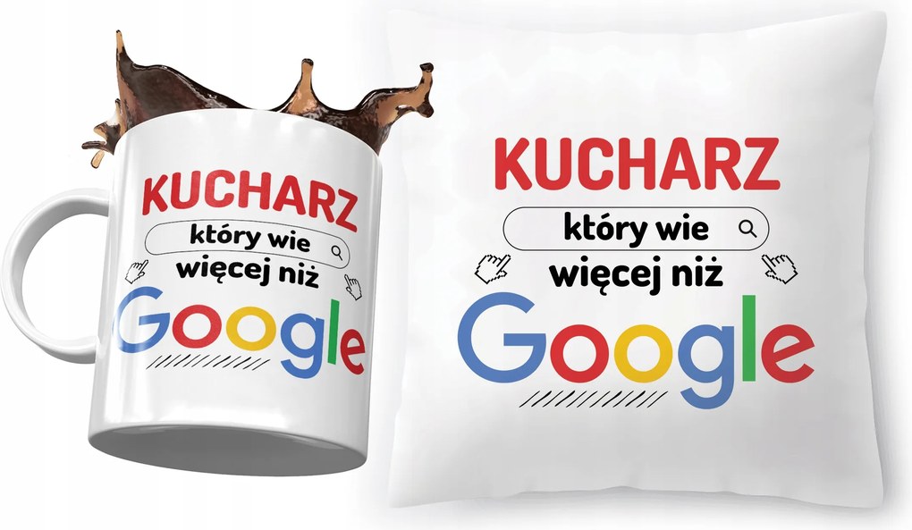 Szakács szett Párna Ajándék Bögre Nyomtatott Fotóval