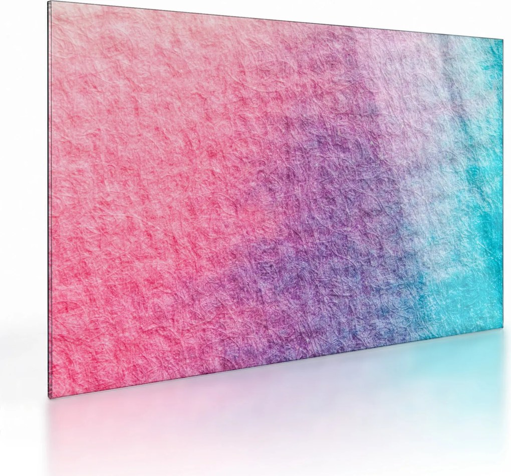 Színes textúra képe (üvegen) (70x50 cm)