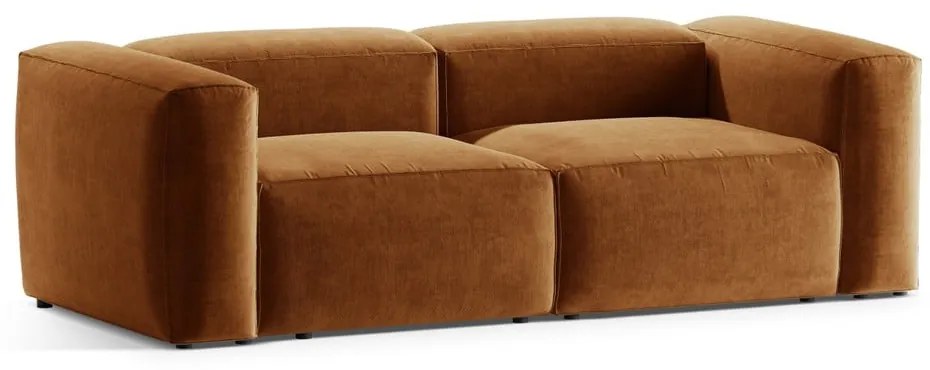 Téglavörös kanapé 224 cm Bergano – Cosmopolitan Design