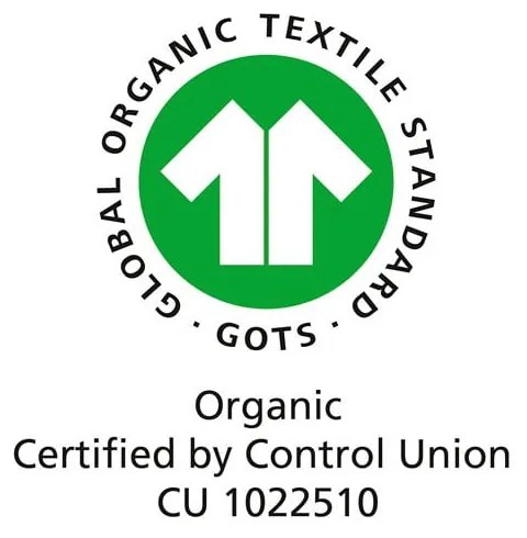 Fehér gumis bio pamut lepedő 140x200 cm Calm – Södahl