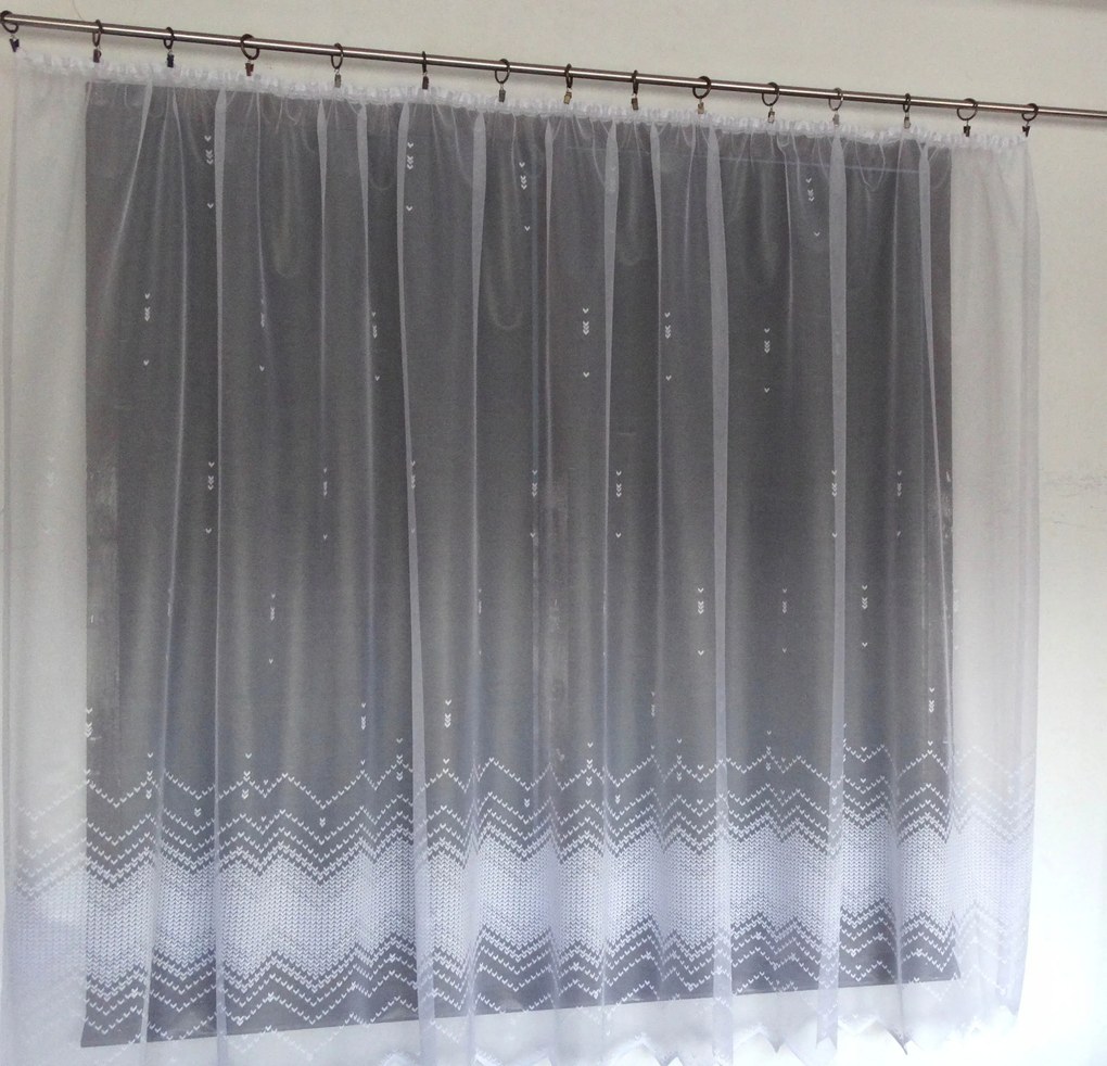 Mg Függöny jacquard 618/353 260x180cm Kész Szalaggal K