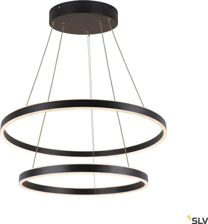SLV 1004767 ONE Modern Led Függesztett Lámpa Fekete LED IP20