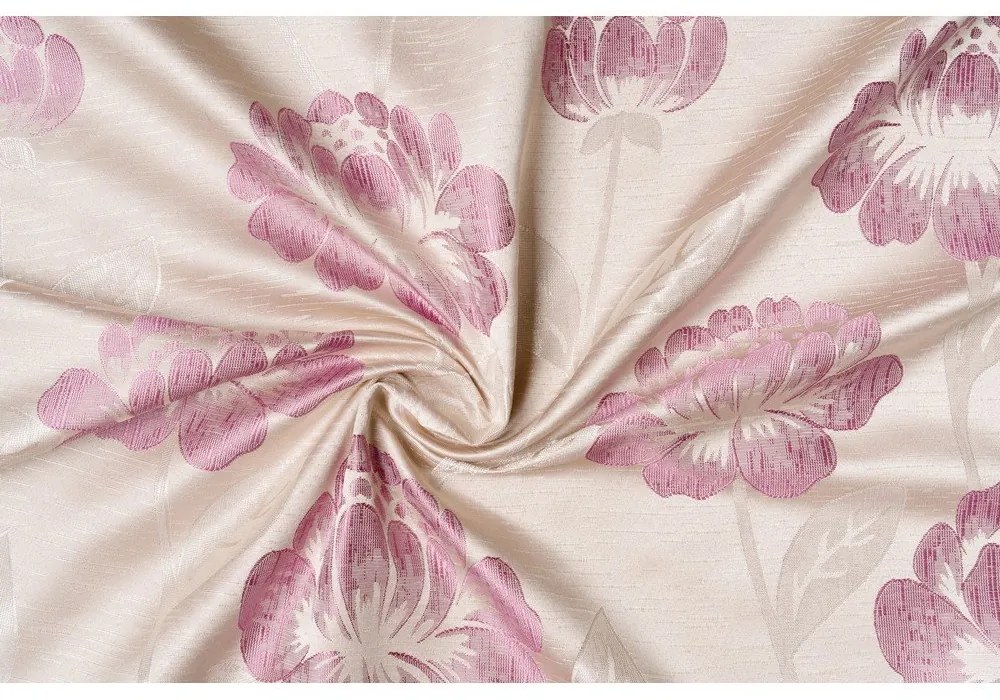 Bézs függöny 140x245 cm Izolde – Mendola Fabrics