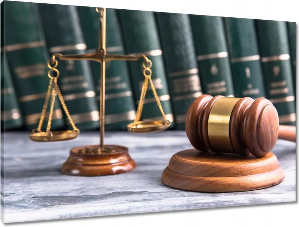 Vászonkép 90x60 Az igazságosság szimbólumai