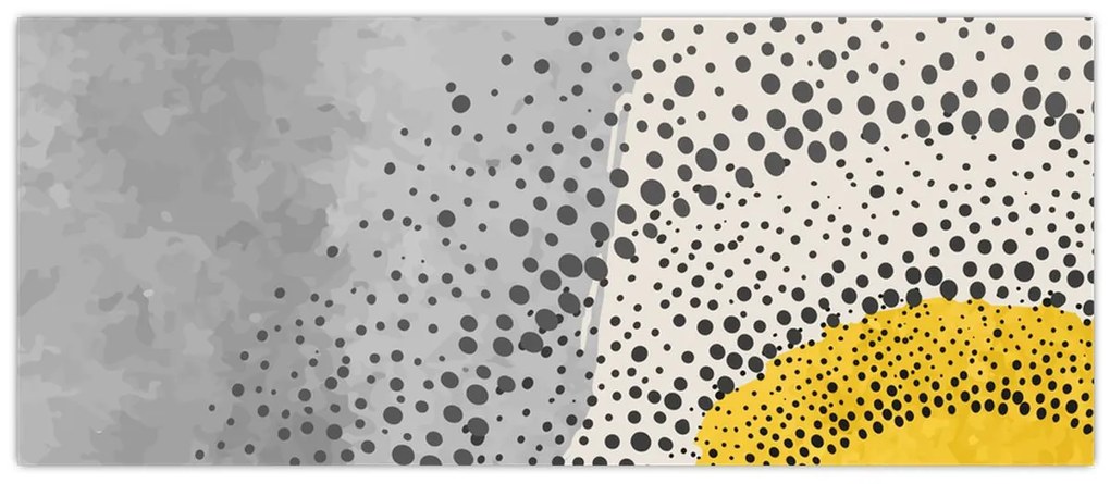 Kép - N⁰3 strand absztrakt festménye (120x50 cm)