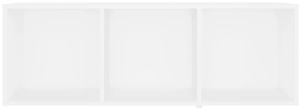 4 db fehér szerelt fa TV-szekrény 107 x 35 x 37 cm
