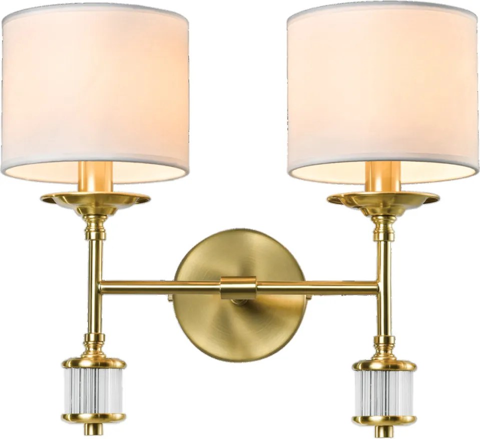 Cosmolight SUTTON W02852BR-WH Fali lámpa 2x25W/E14 ip20