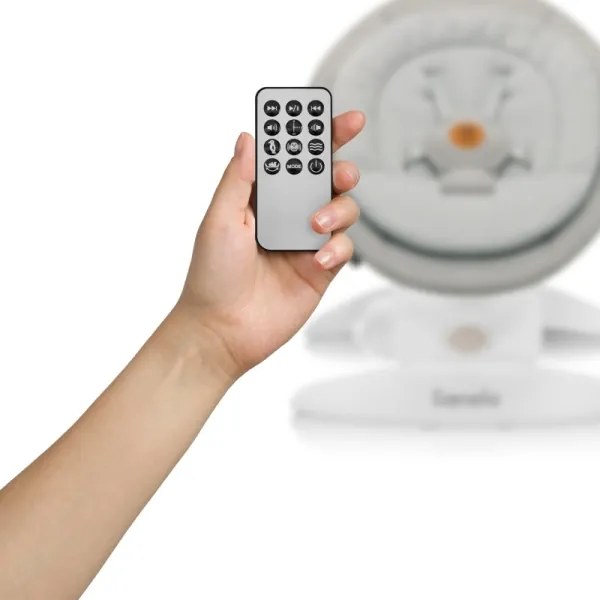 Lionelo - MELL babahinta dallal Beige Sand 4xAA + távirányító