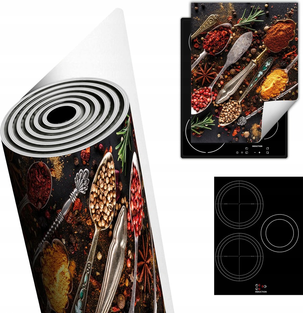 Tűzhelyvédő Szőnyeg Asztali Dekoráció 40x52 kanál gyógynövények