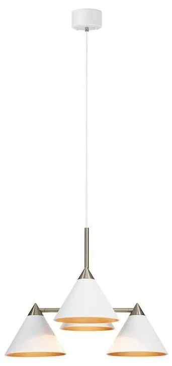 Markslöjd 108077 - Csillár zsinóron KLINT 4xE14/40W/230V fehér