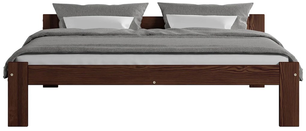 Fa ágy 140x200 Isao VitBed dió