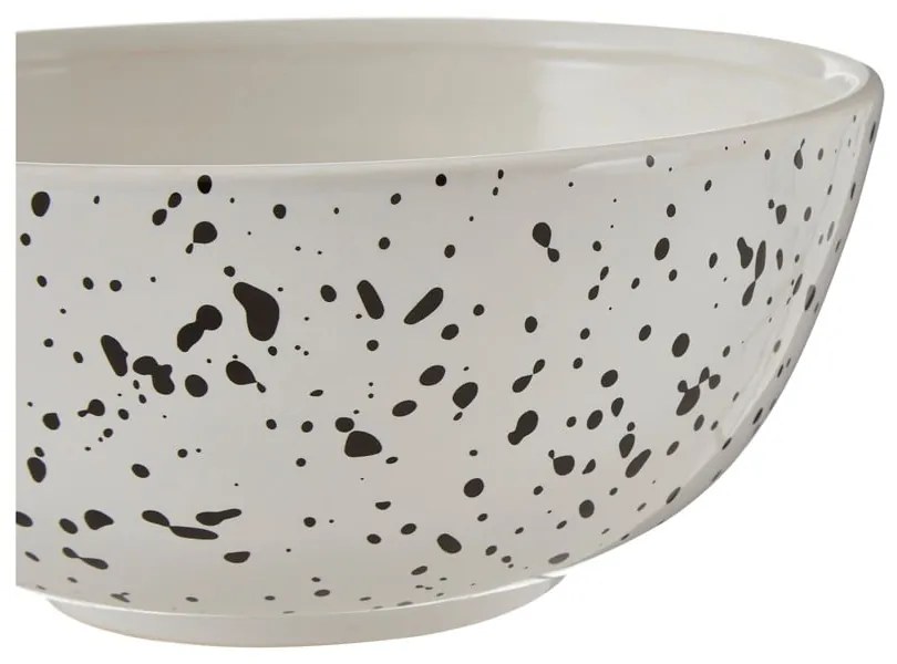 Krémszínű kerámia szervírozó tál ø 25 cm Speckled – Premier Housewares