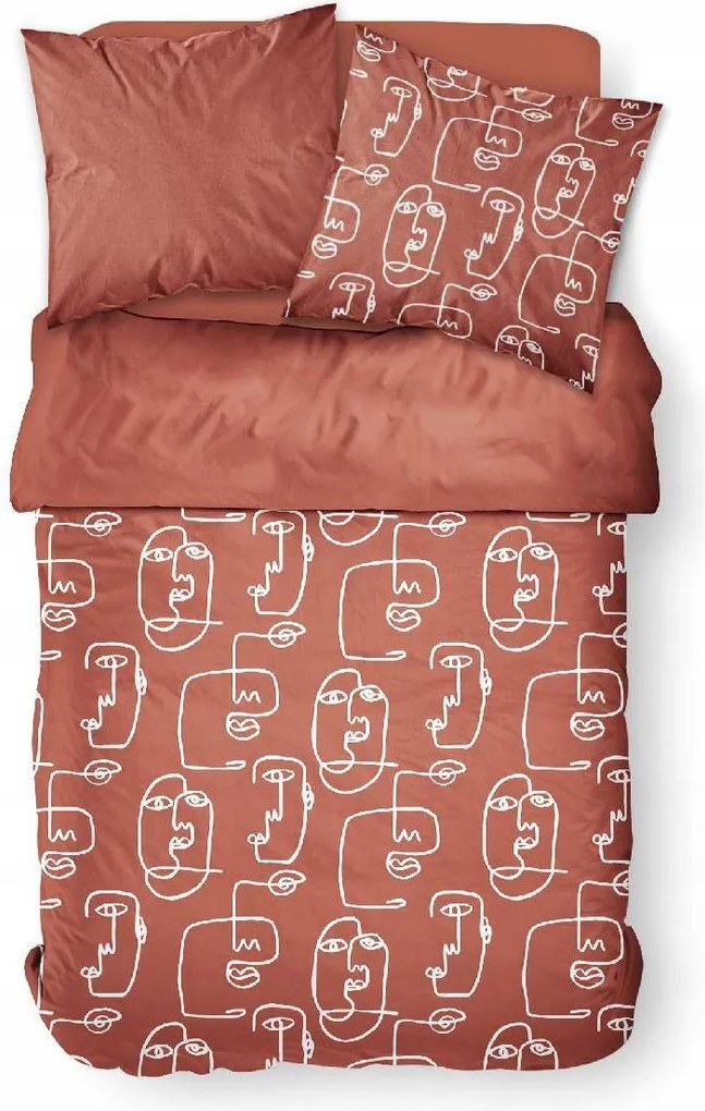 Ágyneműhuzat Pamut geometrikus 220x240 kétoldalas