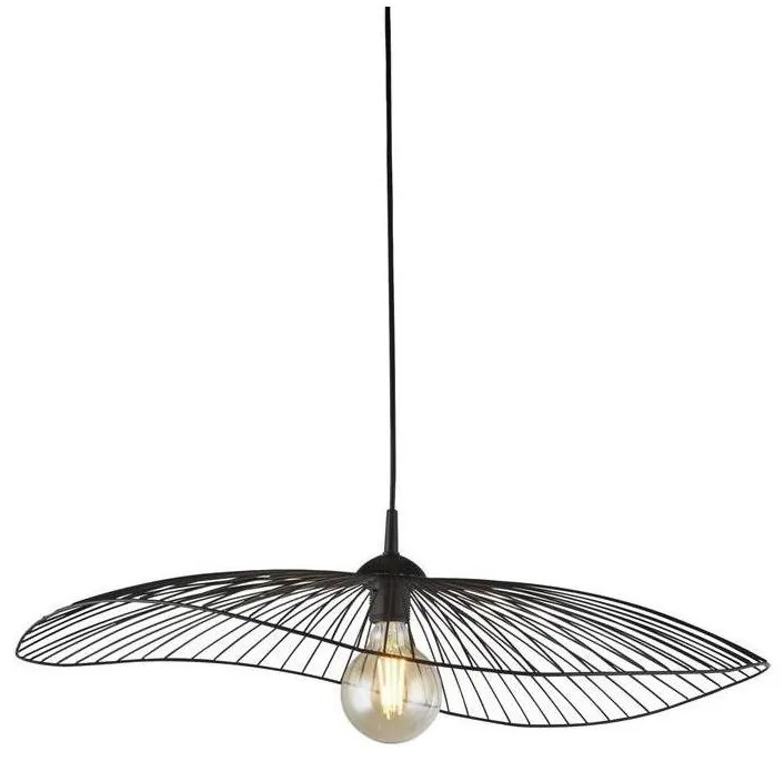 Searchlight 88550BK - Csillár zsinóron WAVE 1xE27/60W/230V fekete