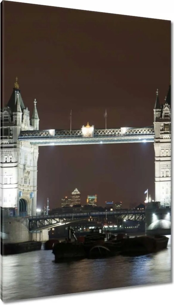 Vászonkép 80x120 Megvilágított toronyhíd