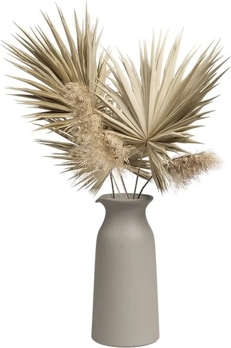 Bézs kerámia kézzel készített váza (magasság 30 cm) Bia – Artevasi