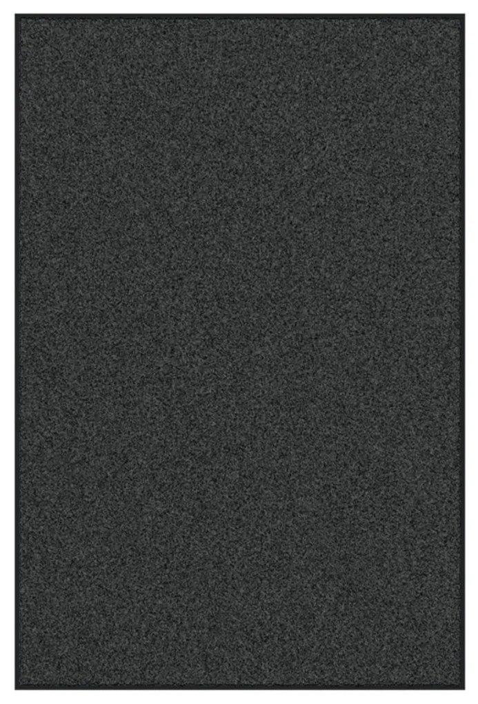 Ajtószőnyeg Antracit és fekete 120 x 180 cm