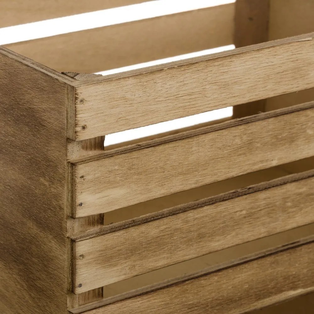 Natúr színű tárolódoboz szett 3 db-os 31x23x15 cm – Casa Selección