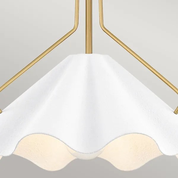 Quoizel QZ-MEJIA-1P-S-AB - Csillár rúdon MEJIA 1xE27/60W/230V átm. 35,6 cm réz