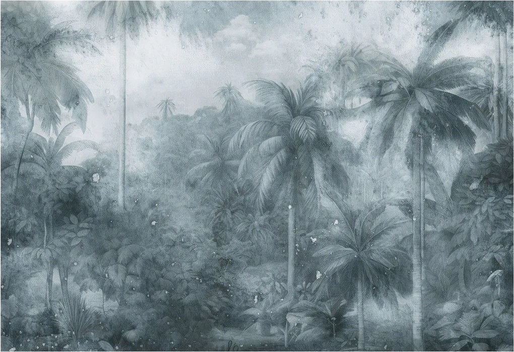 Fotótapéta Flizelin Fali Szett Trópusi növényzet 152x104 +Ragasztó