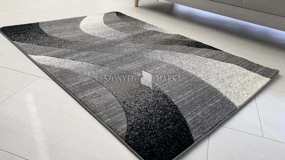 Comfort 6872 szürke modern szőnyeg 80 cm-es szett