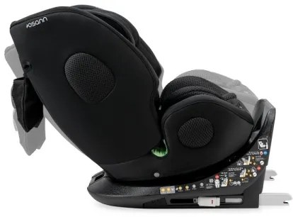 OSANN - Autósülés ONE 360 Klimax i-Size 40-150 cm Teljesen fekete