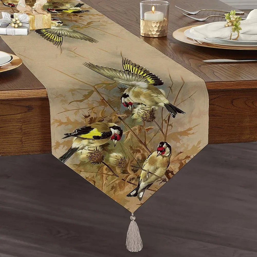 Asztali futó 45x140 cm Yellow Bird – Mila Home