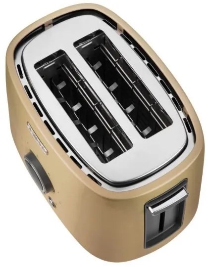 Sencor - 2 szeletes kenyérpirító melegítőrácssal 1000W/230V bézs