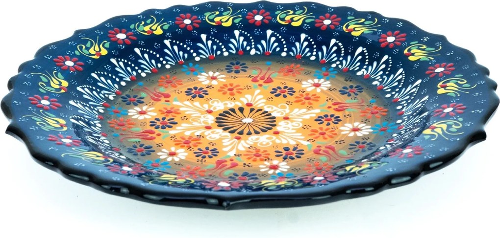 Tányérok Étkészlet Dekoratív Keleti Festett Minták Török Kerámia