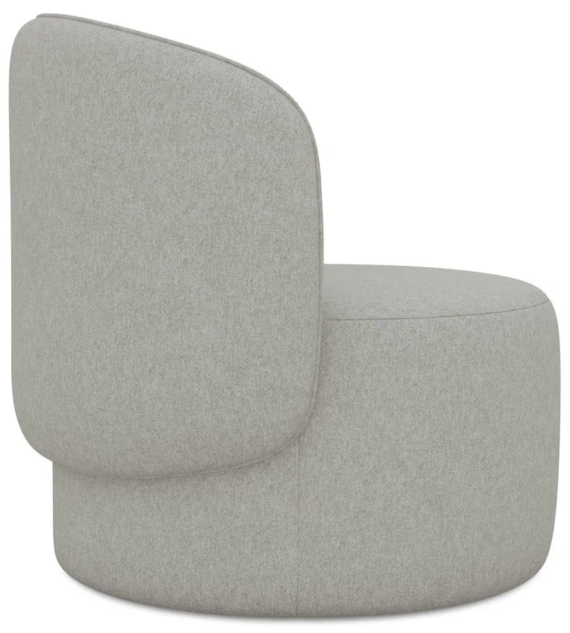 Világosszürke fotel Ipo – Makamii